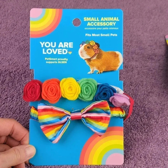 Pride Themed Small Animal Accessories & Cupcake Shaped Chew Toy - Picture 3 of 8